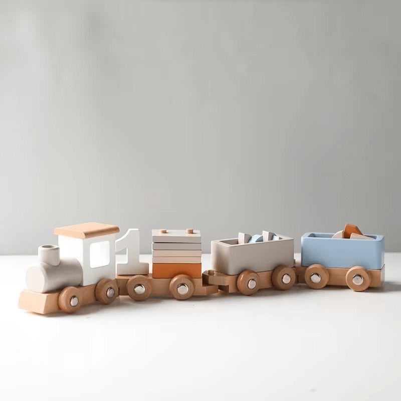 Wooden Birthday Train