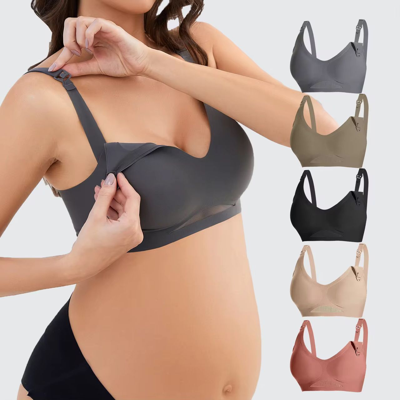 Seamless Breastfeeding Bra