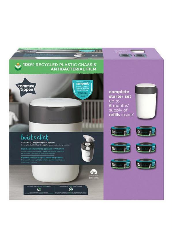 Tommee Tippee Twist & Click Diaper Bin Kit