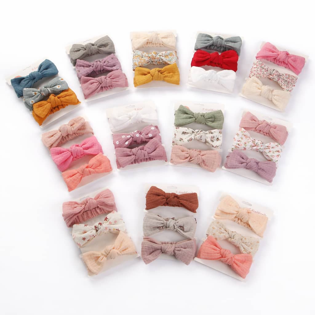 3pack Muslin Headbands